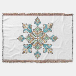 Manta Moroccan Embroidery Star