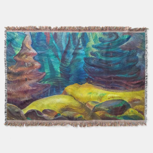 Manta Moss amarillos | Emily Carr | (Anverso)