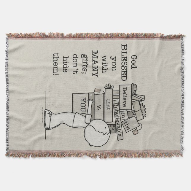 Manta Mostrar tus regalos (Anverso)