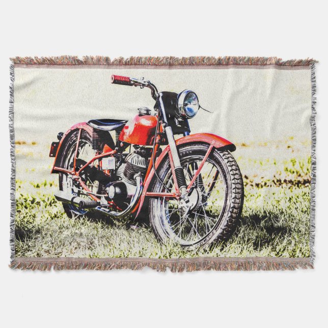 Manta Motorcycle Throw Blanket (Anverso)