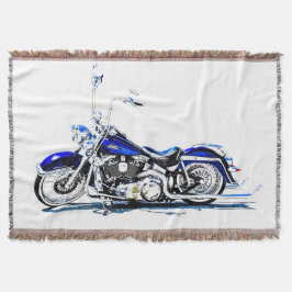 Manta Motorcycle Throw Blanket