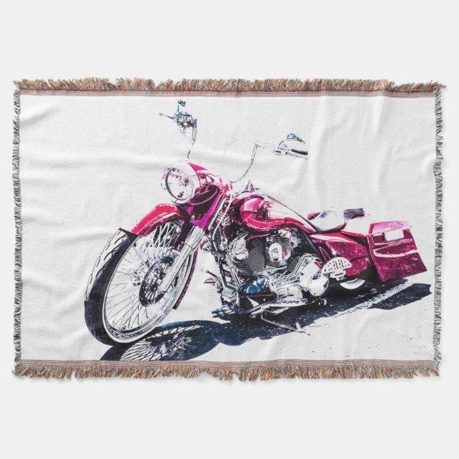 Manta Motorcycle Throw Blanket (Anverso)