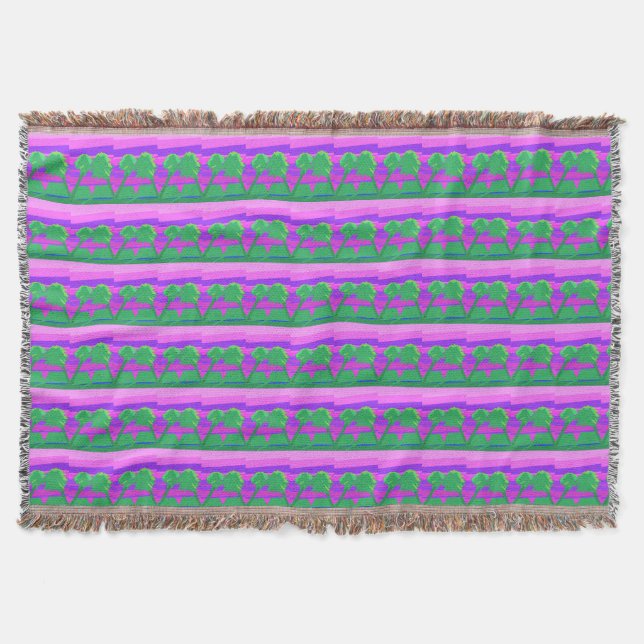 Manta Mt. Sunset Pink Green Purple (Anverso)