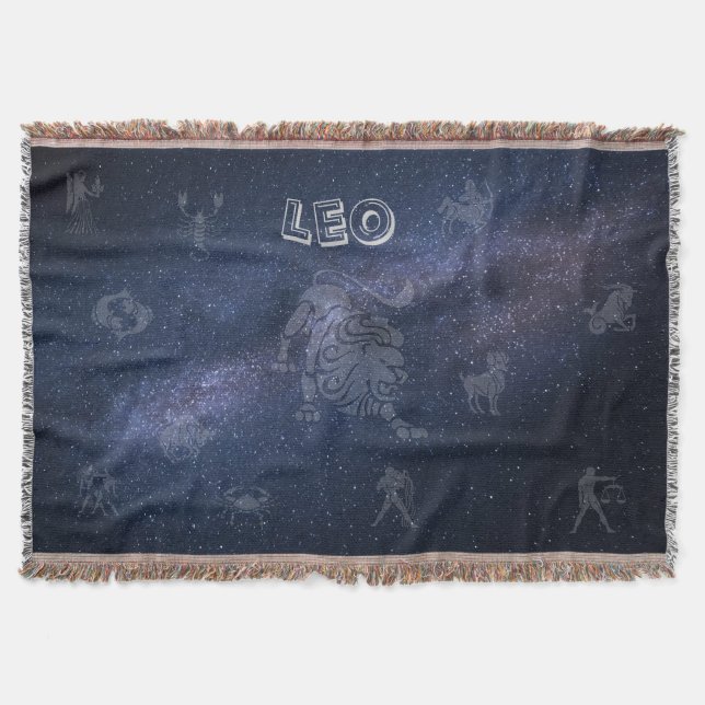Manta Muestra Leo del zodiaco (Anverso)