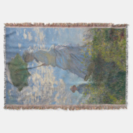 Manta Mujer con un Parasol Arte Fino Claude Monet