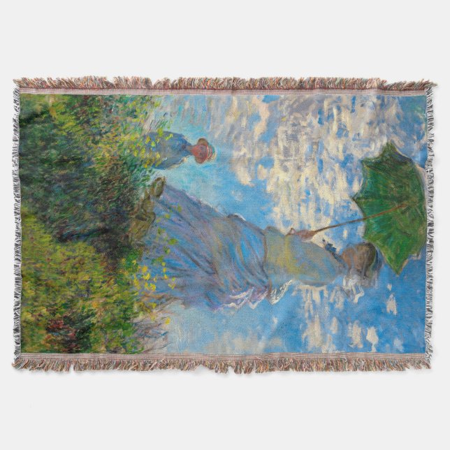 Manta Mujer Monet Paraguas Impresionismo (Anverso)