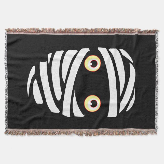 Manta Mummy Blanket Fun Halloween Mummy Blankets Decorac (Anverso)