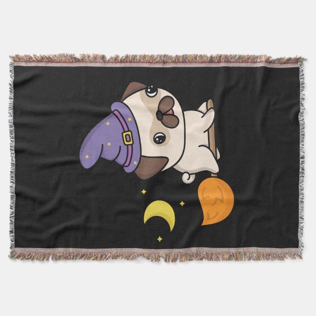 Manta Muñeca Bruja Pug (Anverso)