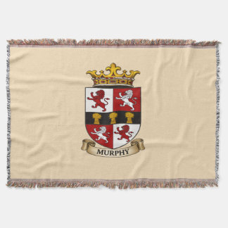 Manta Murphy Family Coat of Arms Throw Blanket