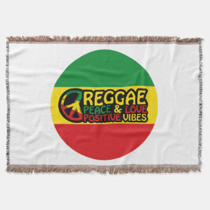 Manta Música de reggae con citas positivas