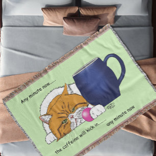 Manta Naranja Cat Coffee Mug Blue