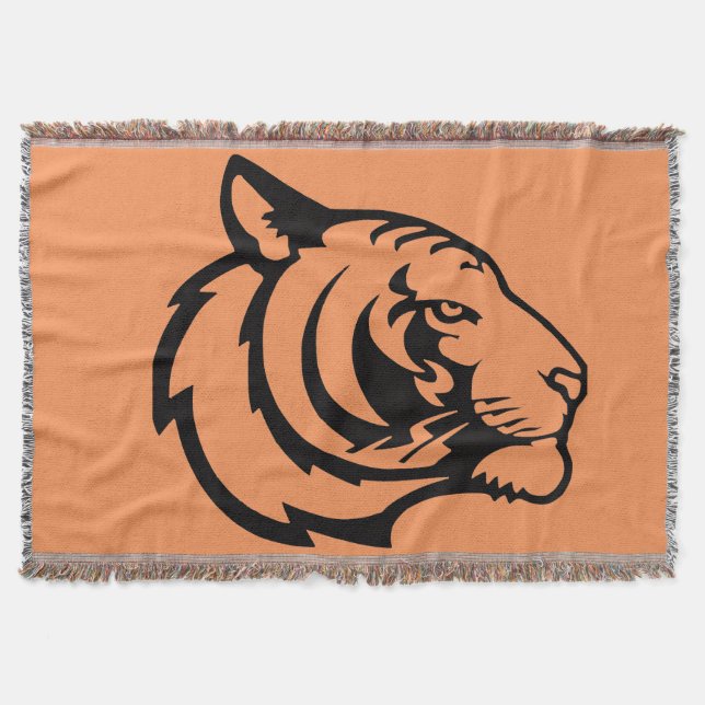 Manta naranja de tigre (Anverso)