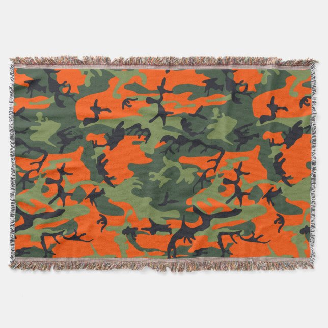 Manta Naranja y Camuflaje Verde, Ejército (Anverso)