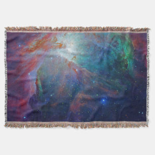 Manta NASA brillante del azul de la nebulosa de Orión