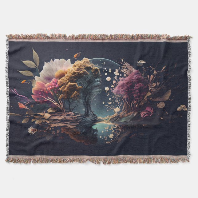 Manta "Naturaleza subacuática" (Anverso)