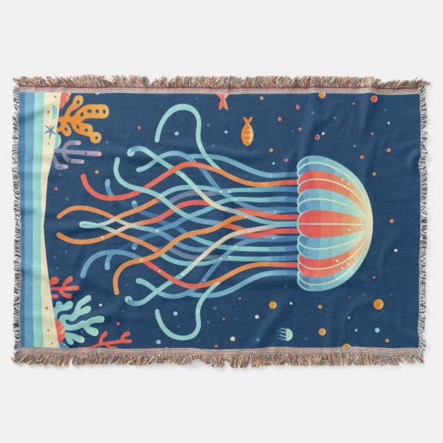 Manta náutica/playa/medusas costeras (Anverso)