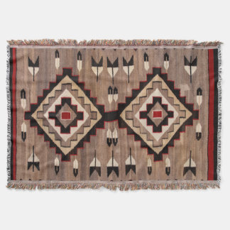 Manta NAVAJO FEATHER PATTERN TAPESTRY 1900 reprint