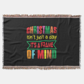Manta Navidad y regalo de Navidad no es sólo un día