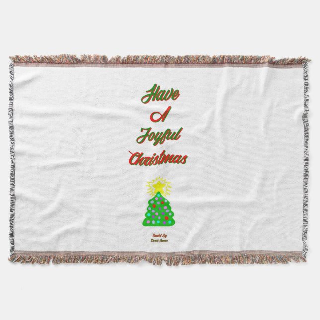 Manta Navidades alegres Throw Blanket (Anverso)
