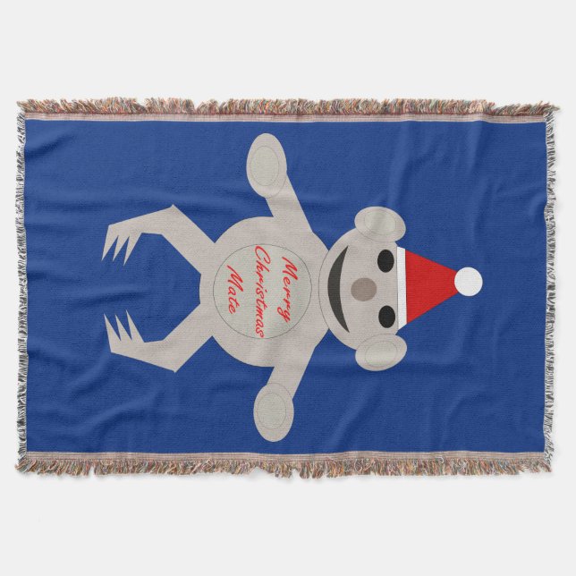 Manta Navidades australianos Koala Bear Throw Blanket (Anverso)