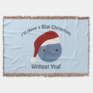 Manta ¡Navidades azules sin ti!