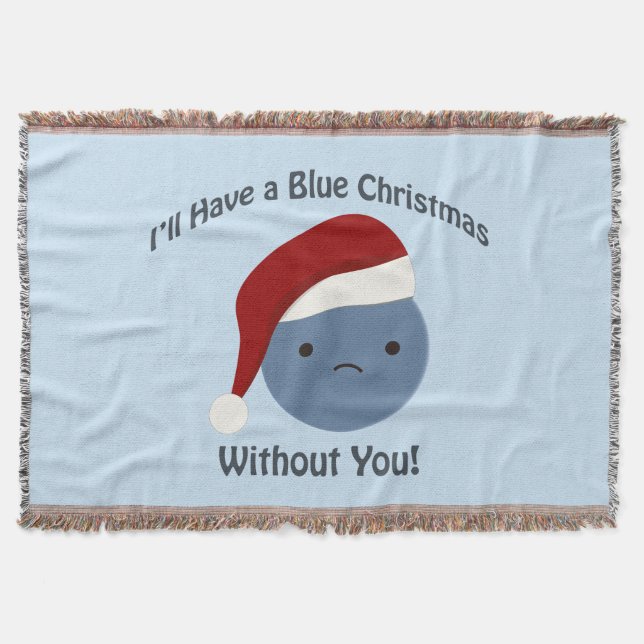 Manta ¡Navidades azules sin ti! (Anverso)