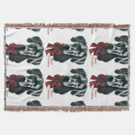 Manta Navidades Black Great Dane