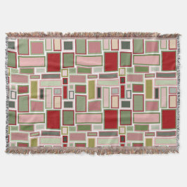 Manta Navidades Boho Rectangles