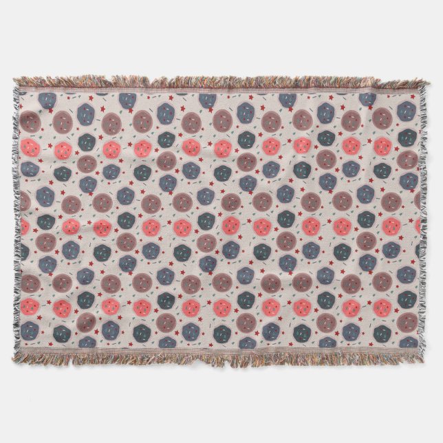 Manta Navidades Cookies Spinkery Bakery Ditsy Pattern (Anverso)