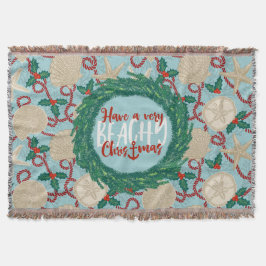 Manta Navidades Costero de la corona de la coraza del ma