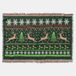 Manta Navidades Cuidados Patrón de sudadera Rindeo de va