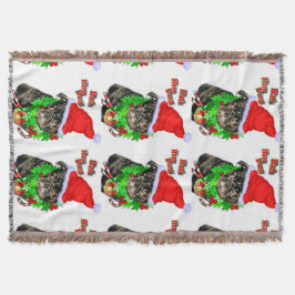 Manta Navidades de Bah Hum Pug