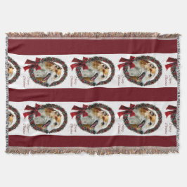 Manta Navidades de Borzoi
