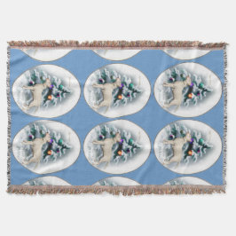 Manta Navidades de Bull Terrier