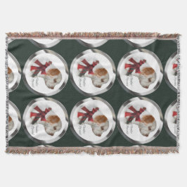 Manta Navidades de Clumber Spaniel