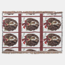 Manta Navidades de English Springer Spaniel