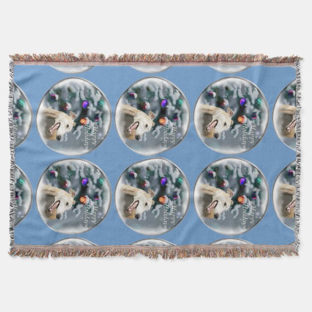 Manta Navidades de Greyhound (Anverso)