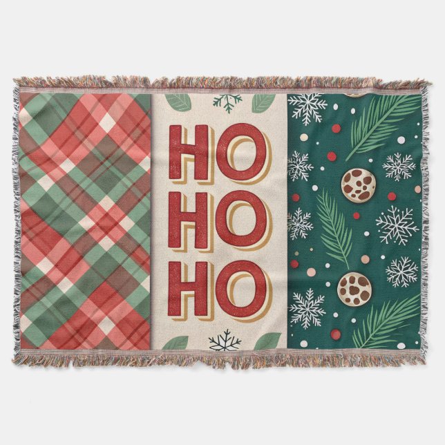 Manta Navidades de Ho Ho Ho Ho Ho Ho (Anverso)