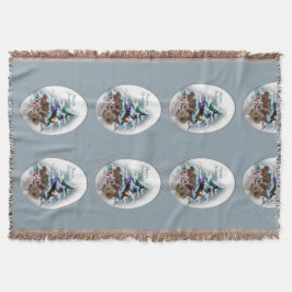 Manta Navidades de Jack Russell Terrier