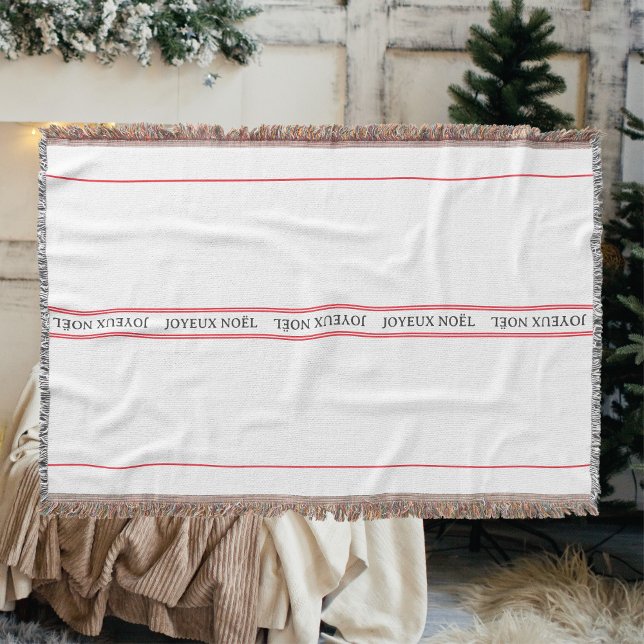 Manta Navidades de la franja tradicional francesa Joyeux (Subido por el creador)