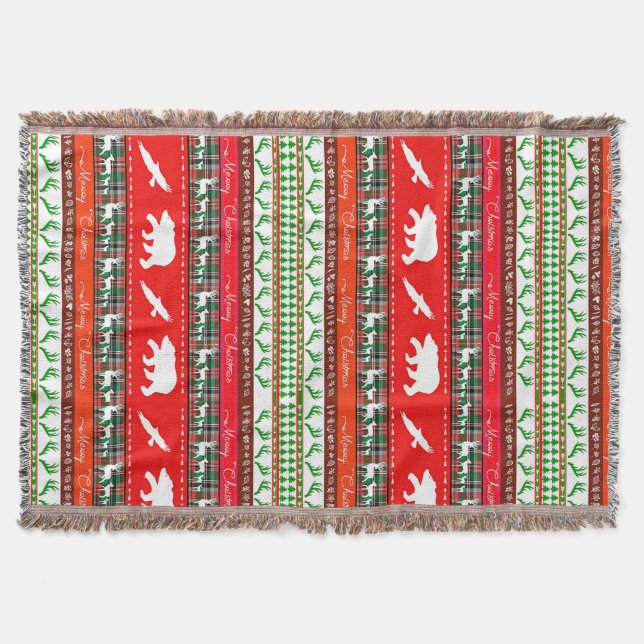 Manta Navidades de los bosques (Anverso)