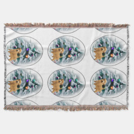 Manta Navidades de Norfolk Terrier