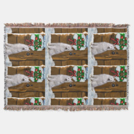 Manta Navidades de Samoyed