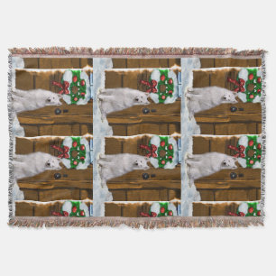 Manta Navidades de Samoyed