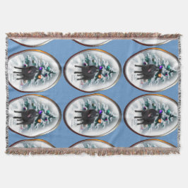 Manta Navidades de Schipperke