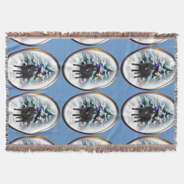 Manta Navidades de Schipperke (Anverso)