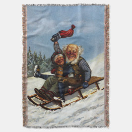 Manta Navidades De Sleigh Ride Con Beer Wilhelm Larsen