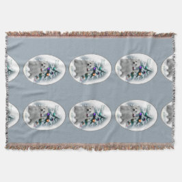 Manta Navidades de West Highland White Terrier