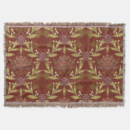 Manta Navidades de William Morris