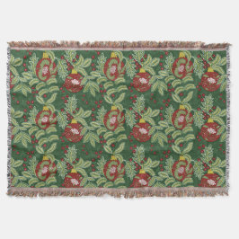 Manta Navidades de William Morris